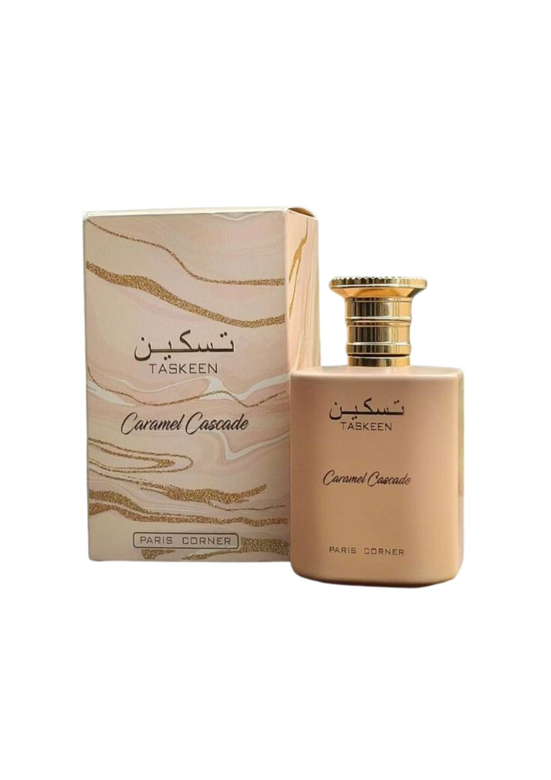 Eau de Parfum Taskeen Caramel Cascade - Paris Corner 100 ML