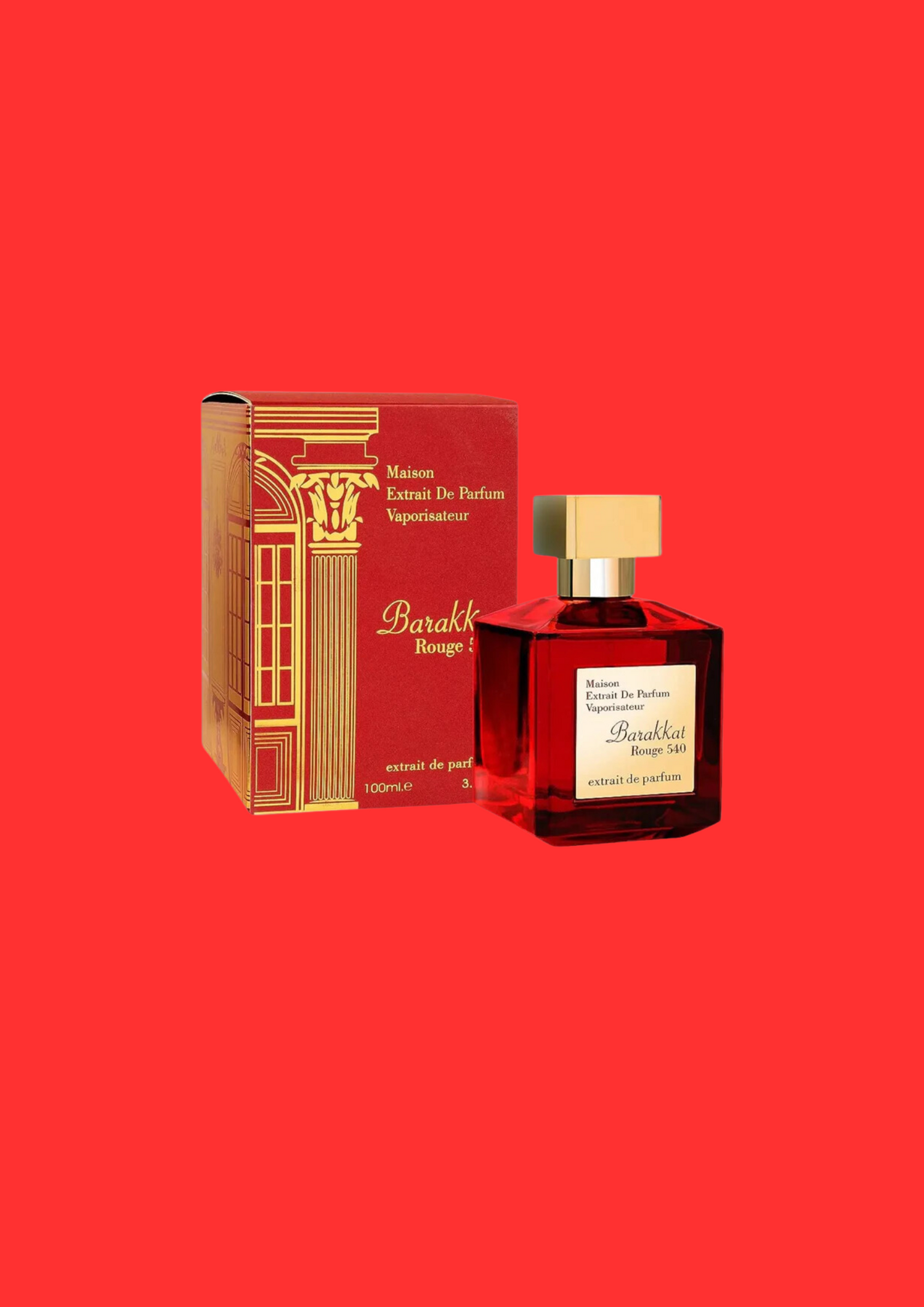 Eau de Parfum Barakkat Rouge 540 - Fragrance World 100 ML