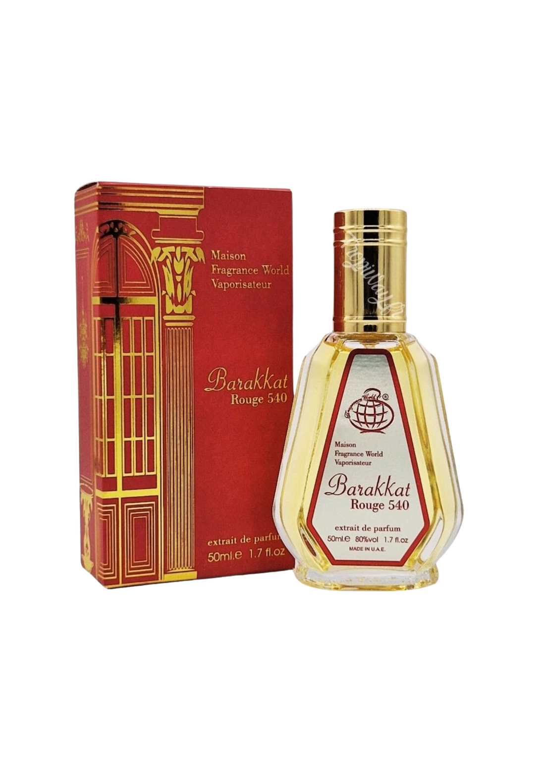 Extrait de Parfum Barakkat Rouge 540 Fragrance World 50 ML - PDS SHOP