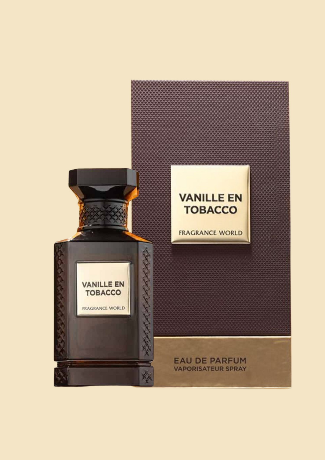 Eau de Parfum Vanille en Tobacco - Fragrance World 150 ML